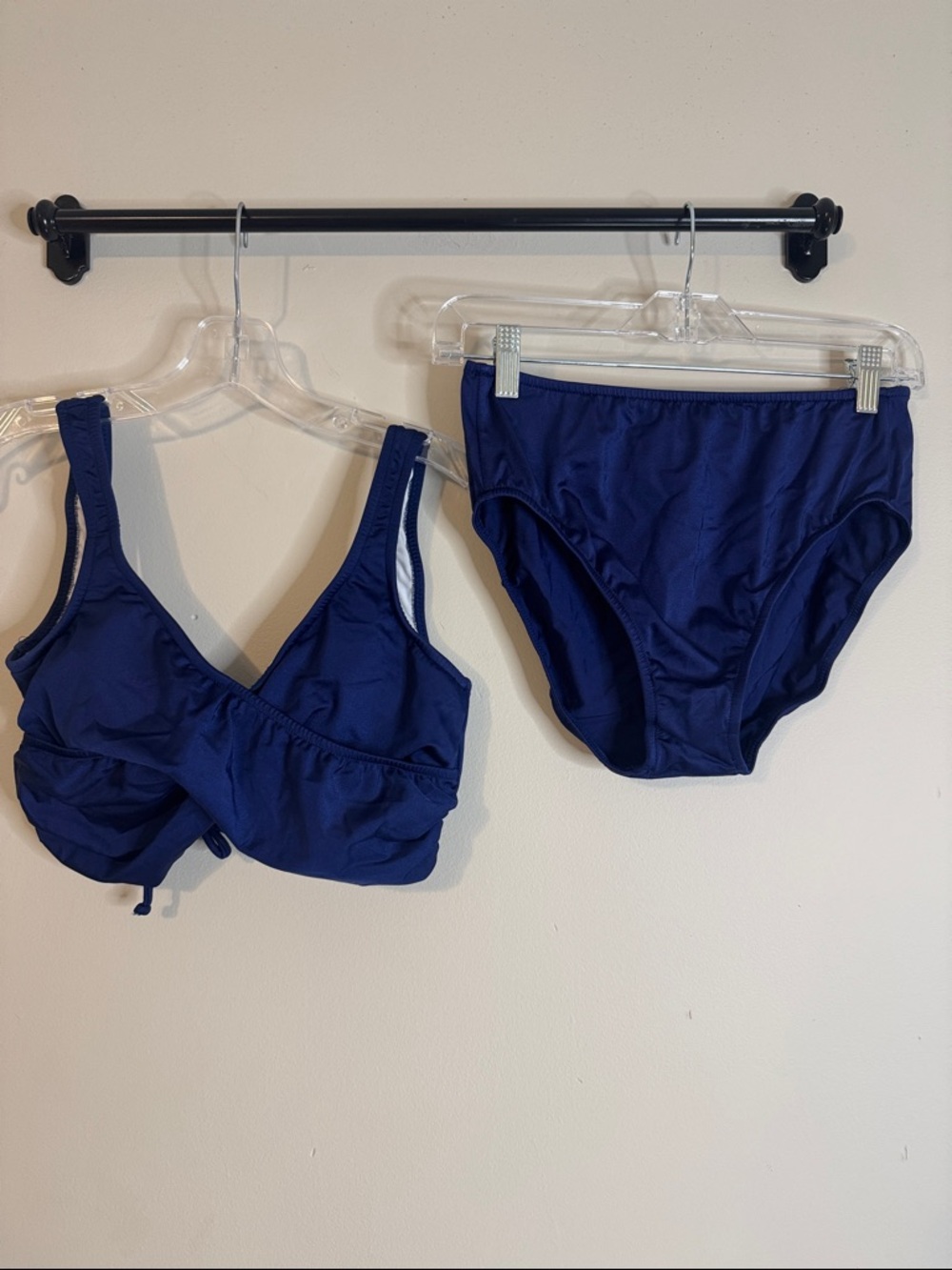 VENUS Navy Bikini Set with Tie Detail M 10